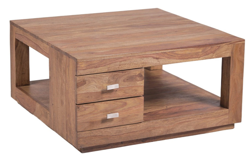 Coffee Table 2 drawers 90 x 90 x 46 cm