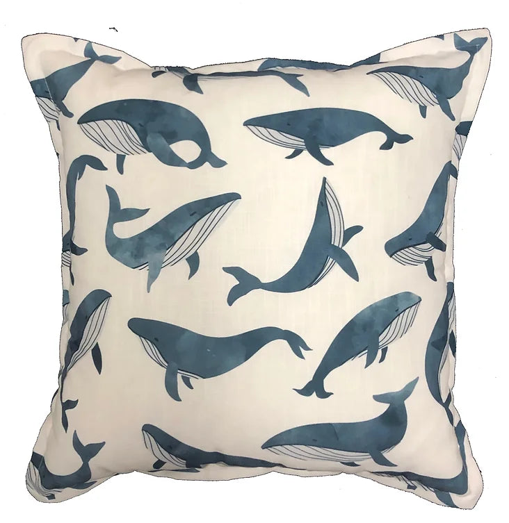 The Whales Cushion 60 x 60 cm