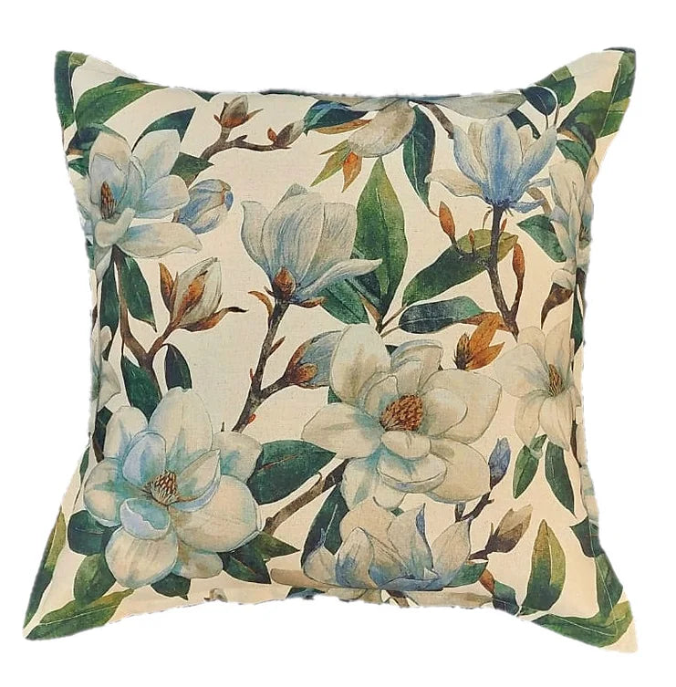 Magnolia Blue Cushion 60 x 60 cm