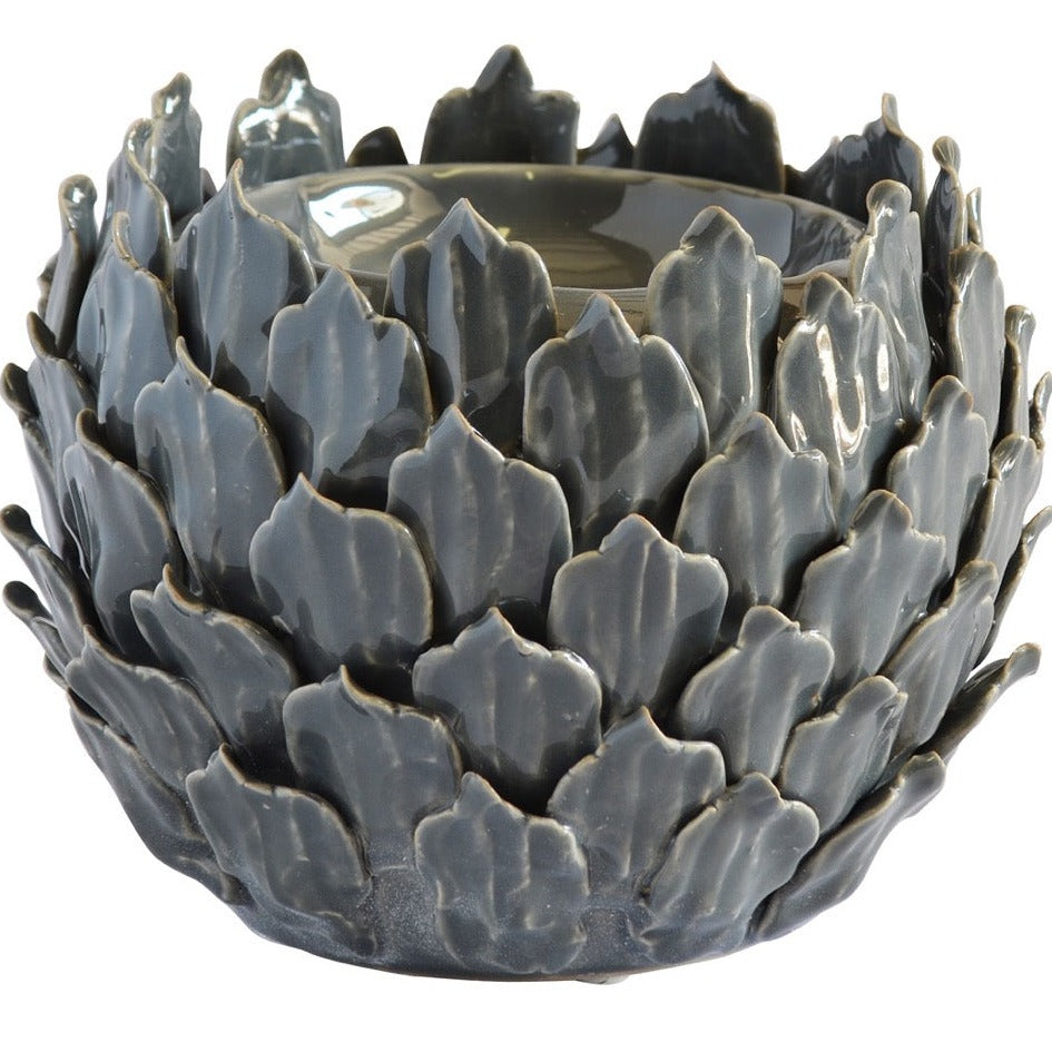 Ceramic Artichoke Grey 22 cm X 17 cm