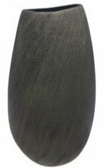 Scratch Rim Pod Charcoal Vase 23.5 x 22.5 x 39.5 cm