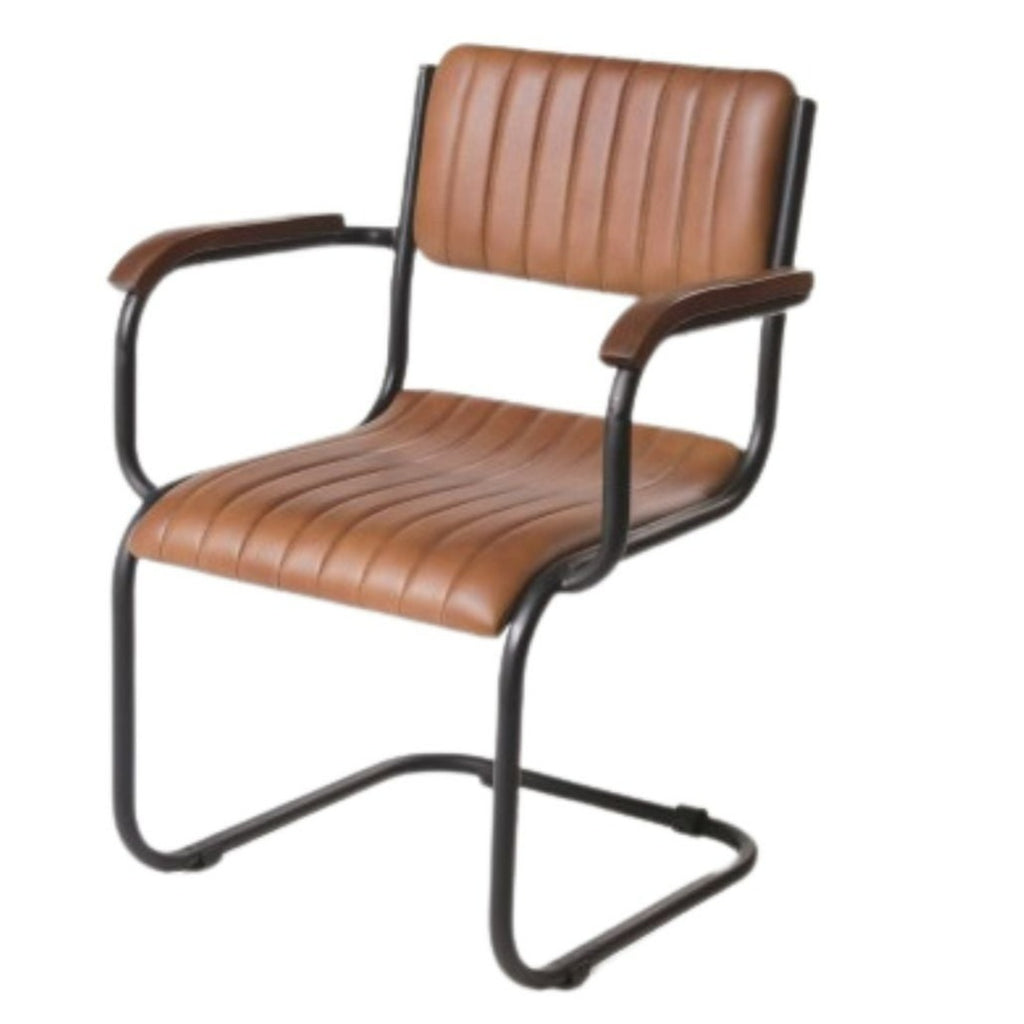 InHabit Leather Chair 80cm