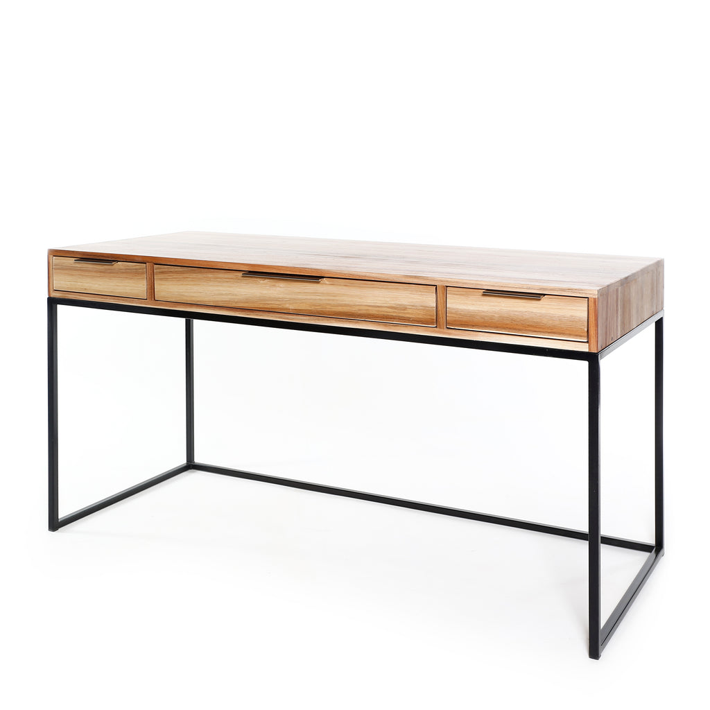 InHabit Steel frame desk with drawers